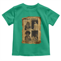 Vintage Shirley Chisholm Toddler T Shirt When Morality Meets Profit Quote