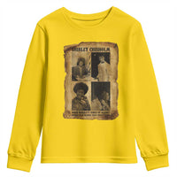 Vintage Shirley Chisholm Youth Sweatshirt When Morality Meets Profit Quote