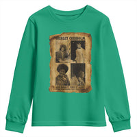 Vintage Shirley Chisholm Youth Sweatshirt When Morality Meets Profit Quote
