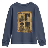 Vintage Shirley Chisholm Youth Sweatshirt When Morality Meets Profit Quote