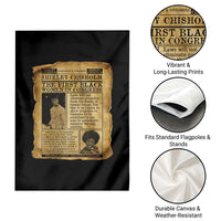 Vintage Newspaper Shirley Chisholm Garden Flag First Black Woman In Congress