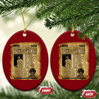 Vintage Newspaper Shirley Chisholm Ceramic Ornament First Black Woman In Congress