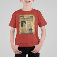 Vintage Newspaper Shirley Chisholm T Shirt For Kid First Black Woman In Congress