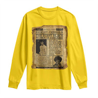 Vintage Newspaper Shirley Chisholm Long Sleeve Shirt First Black Woman In Congress