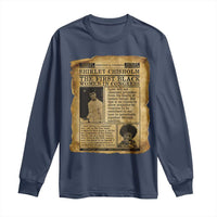 Vintage Newspaper Shirley Chisholm Long Sleeve Shirt First Black Woman In Congress