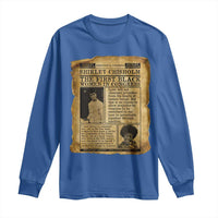 Vintage Newspaper Shirley Chisholm Long Sleeve Shirt First Black Woman In Congress