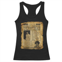 Vintage Newspaper Shirley Chisholm Racerback Tank Top First Black Woman In Congress