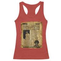 Vintage Newspaper Shirley Chisholm Racerback Tank Top First Black Woman In Congress