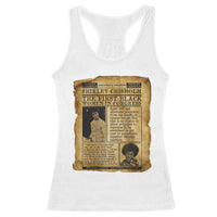 Vintage Newspaper Shirley Chisholm Racerback Tank Top First Black Woman In Congress