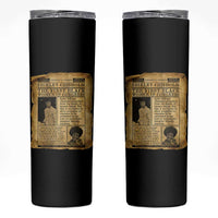 Vintage Newspaper Shirley Chisholm Skinny Tumbler First Black Woman In Congress