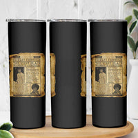 Vintage Newspaper Shirley Chisholm Skinny Tumbler First Black Woman In Congress
