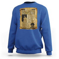 Vintage Newspaper Shirley Chisholm Sweatshirt First Black Woman In Congress