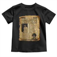 Vintage Newspaper Shirley Chisholm Toddler T Shirt First Black Woman In Congress