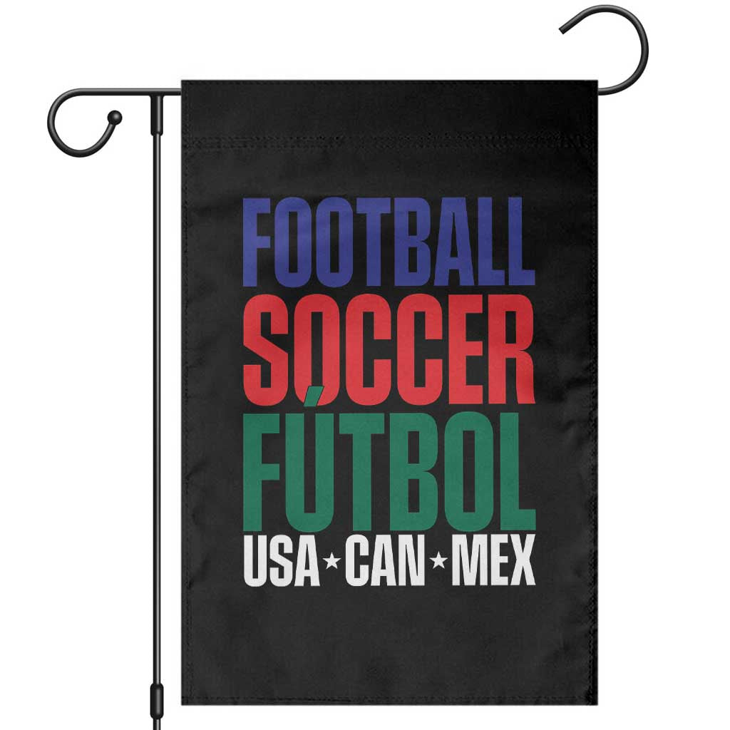 Canada Mexico USA Garden Flag Football Fan Gift