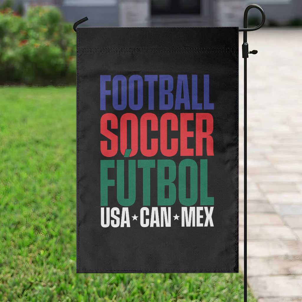 Canada Mexico USA Garden Flag Football Fan Gift