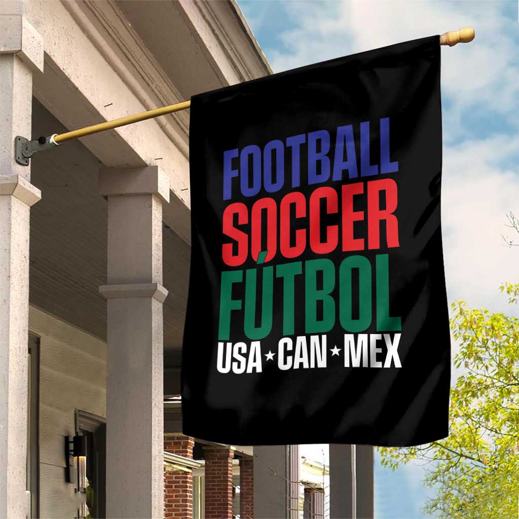 Canada Mexico USA Garden Flag Football Fan Gift