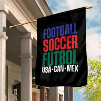 Canada Mexico USA Garden Flag Football Fan Gift