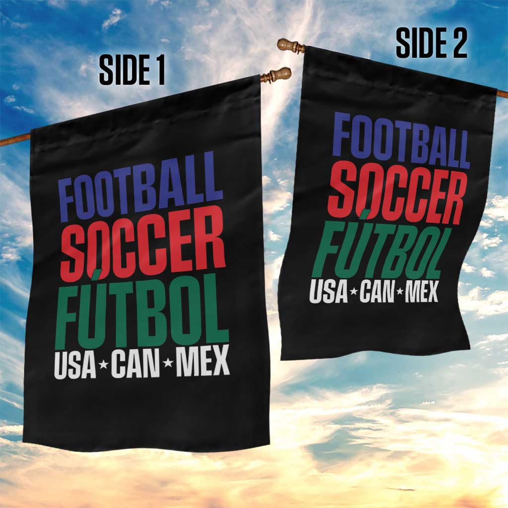 Canada Mexico USA Garden Flag Football Fan Gift