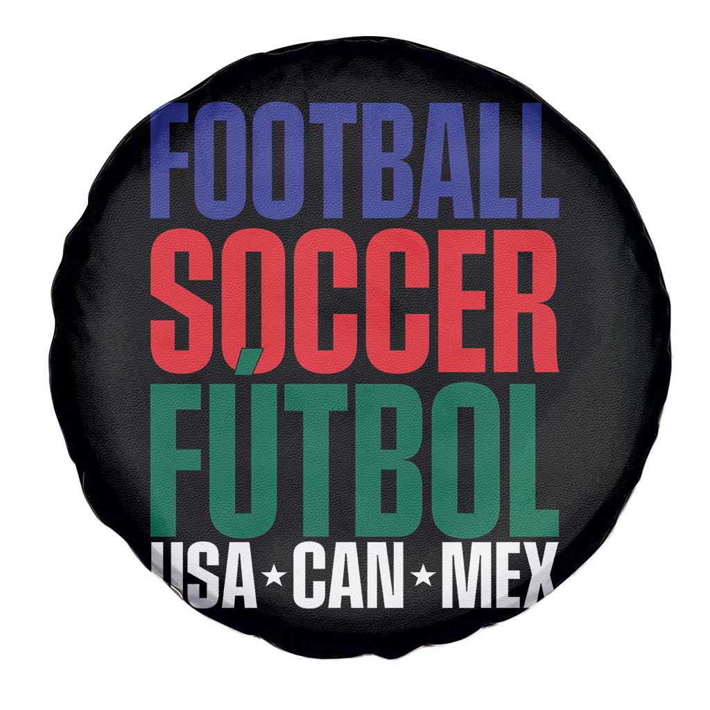 Canada Mexico USA Spare Tire Cover Football Fan Gift