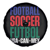 Canada Mexico USA Spare Tire Cover Football Fan Gift