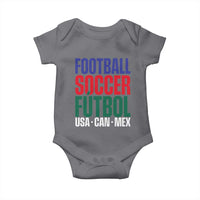 Canada Mexico USA Baby Onesie Football Fan Gift