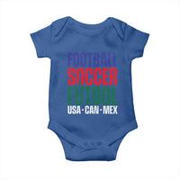 Canada Mexico USA Baby Onesie Football Fan Gift