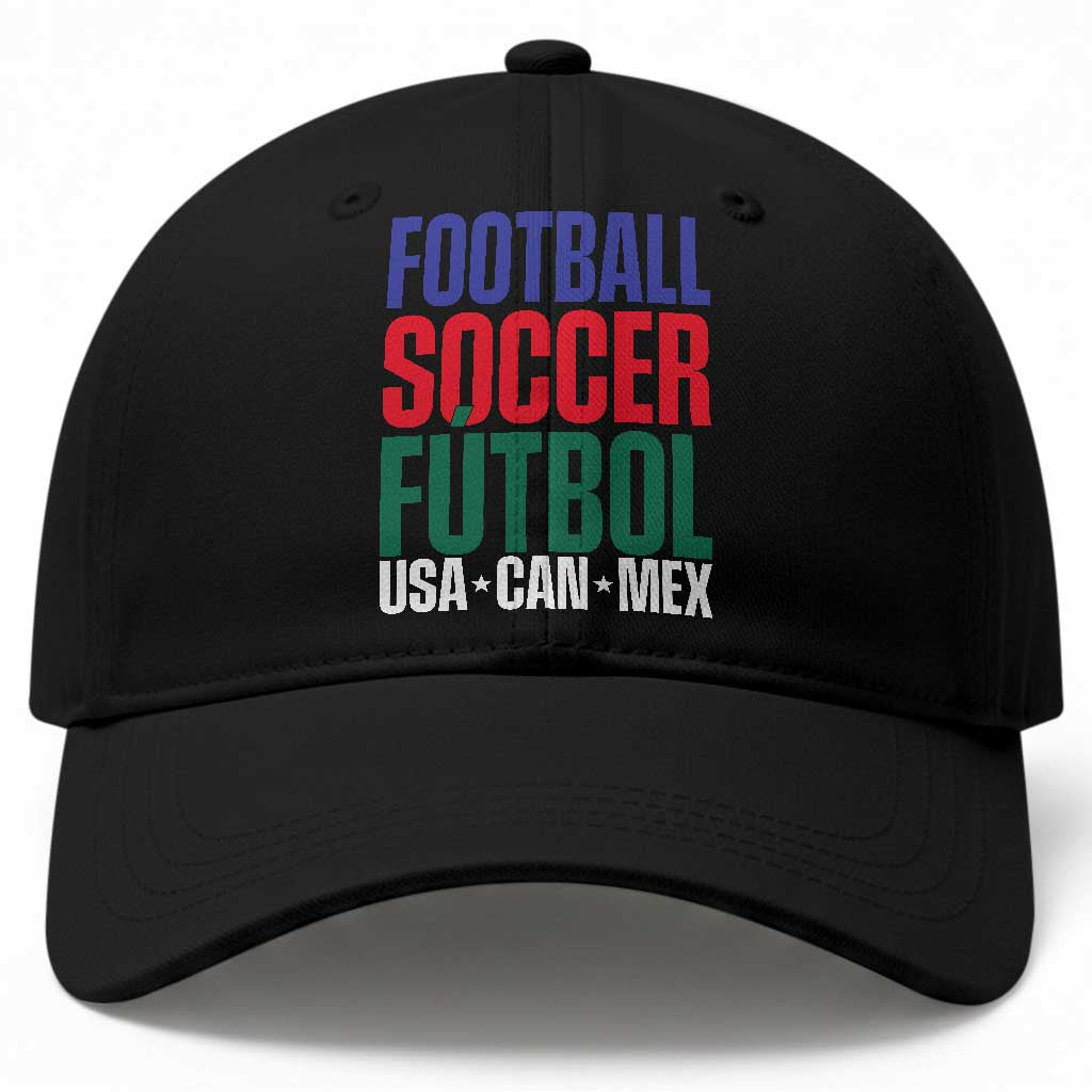 Canada Mexico USA Baseball Cap Football Fan Gift