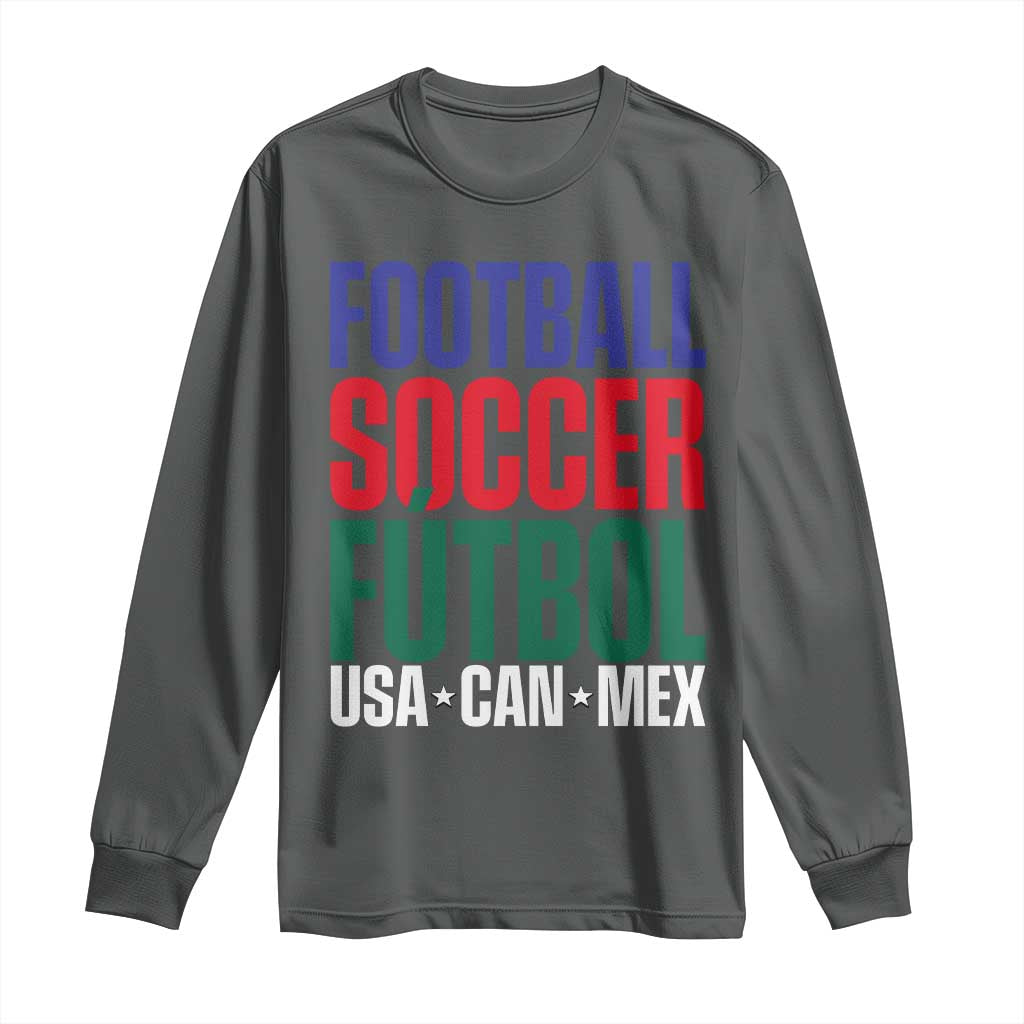 Canada Mexico USA Long Sleeve Shirt Football Fan Gift