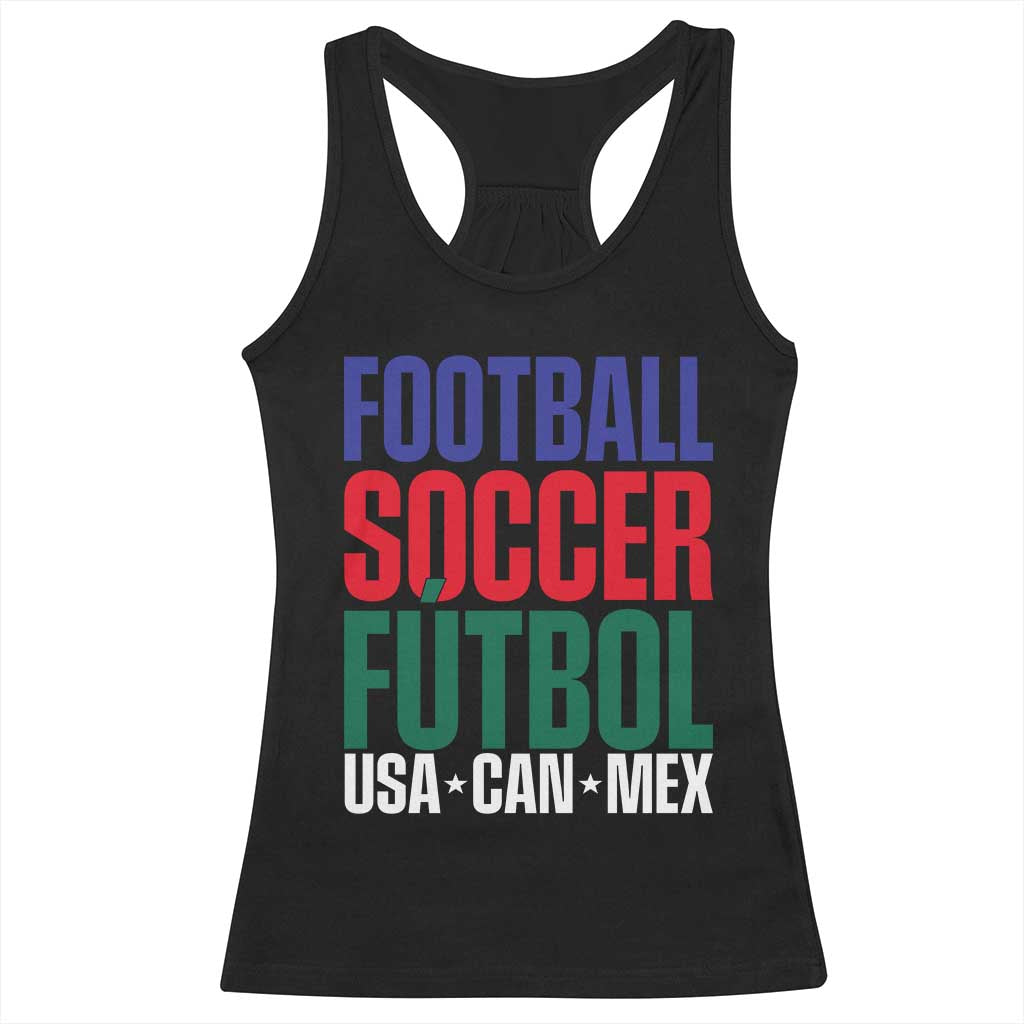 Canada Mexico USA Racerback Tank Top Football Fan Gift