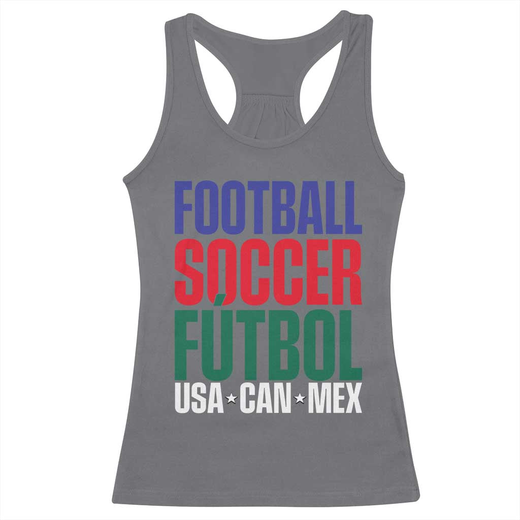 Canada Mexico USA Racerback Tank Top Football Fan Gift