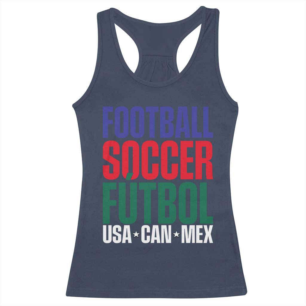 Canada Mexico USA Racerback Tank Top Football Fan Gift