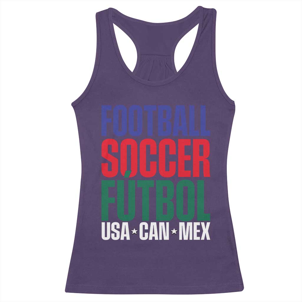Canada Mexico USA Racerback Tank Top Football Fan Gift