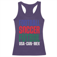 Canada Mexico USA Racerback Tank Top Football Fan Gift