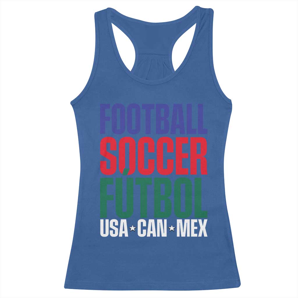 Canada Mexico USA Racerback Tank Top Football Fan Gift