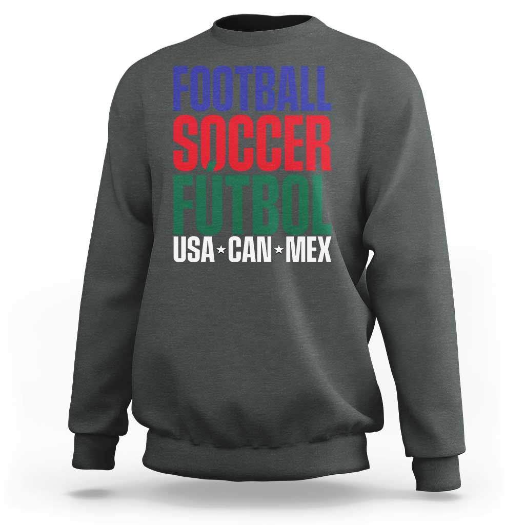 Canada Mexico USA Sweatshirt Football Fan Gift