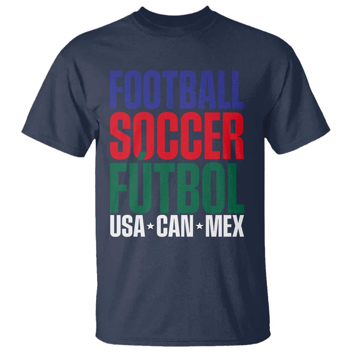 Canada Mexico USA T Shirt Football Fan Gift