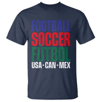 Canada Mexico USA T Shirt Football Fan Gift