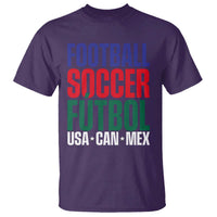 Canada Mexico USA T Shirt Football Fan Gift