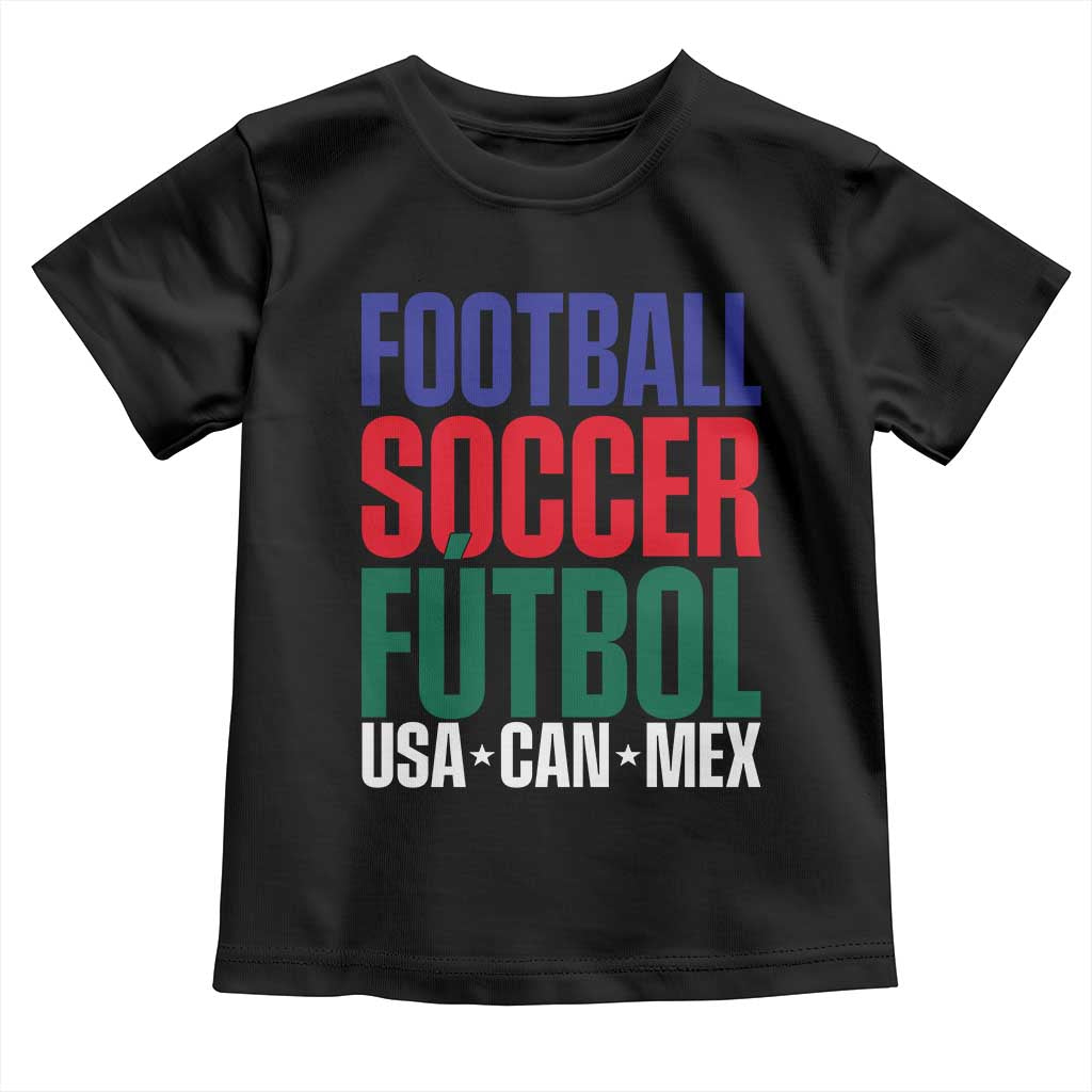 Canada Mexico USA Toddler T Shirt Football Fan Gift