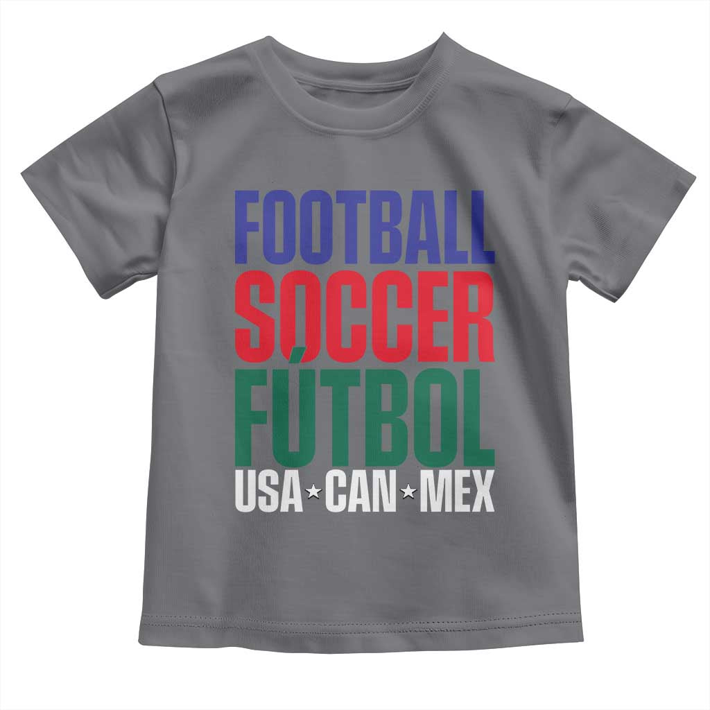 Canada Mexico USA Toddler T Shirt Football Fan Gift