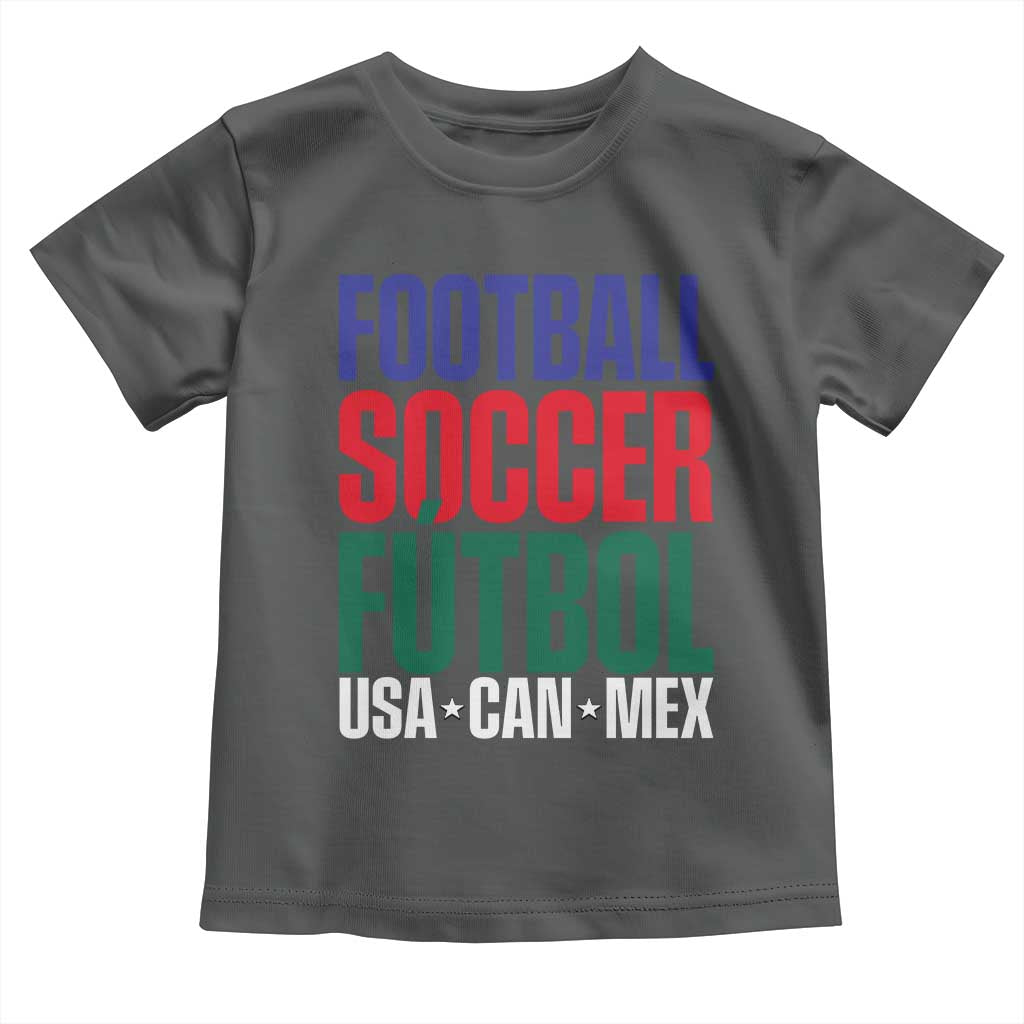 Canada Mexico USA Toddler T Shirt Football Fan Gift