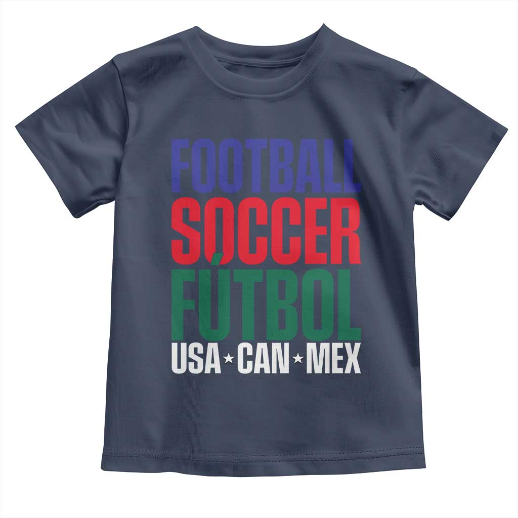 Canada Mexico USA Toddler T Shirt Football Fan Gift