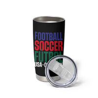 Canada Mexico USA Tumbler Cup Football Fan Gift
