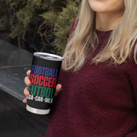 Canada Mexico USA Tumbler Cup Football Fan Gift