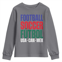 Canada Mexico USA Youth Sweatshirt Football Fan Gift