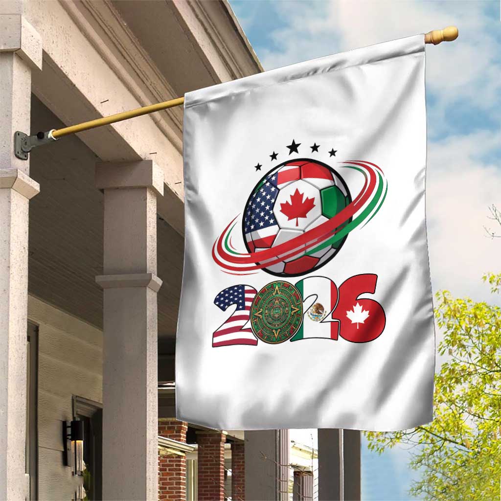 USA Mexico Canada Garden Flag 2026 Football Fan Gift