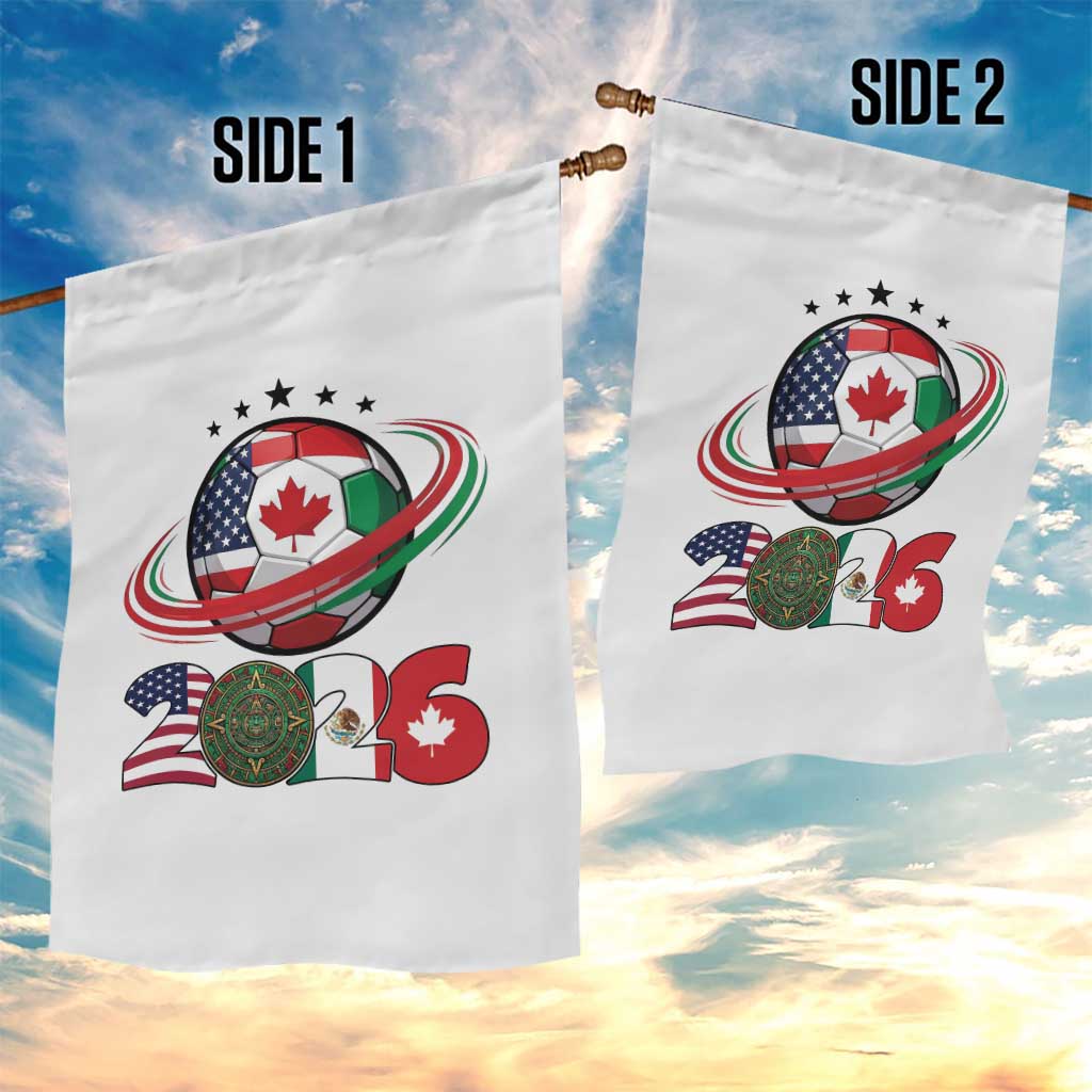 USA Mexico Canada Garden Flag 2026 Football Fan Gift