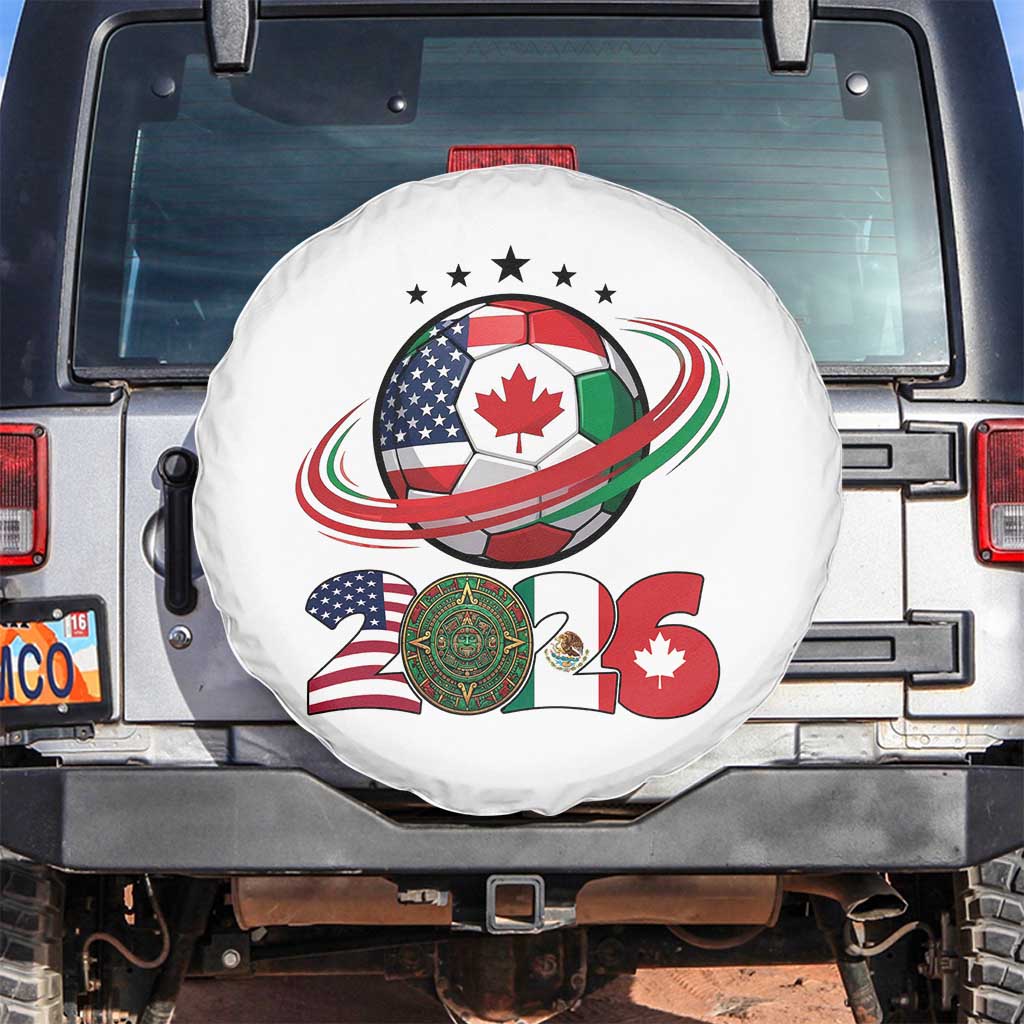 USA Mexico Canada Spare Tire Cover 2026 Football Fan Gift