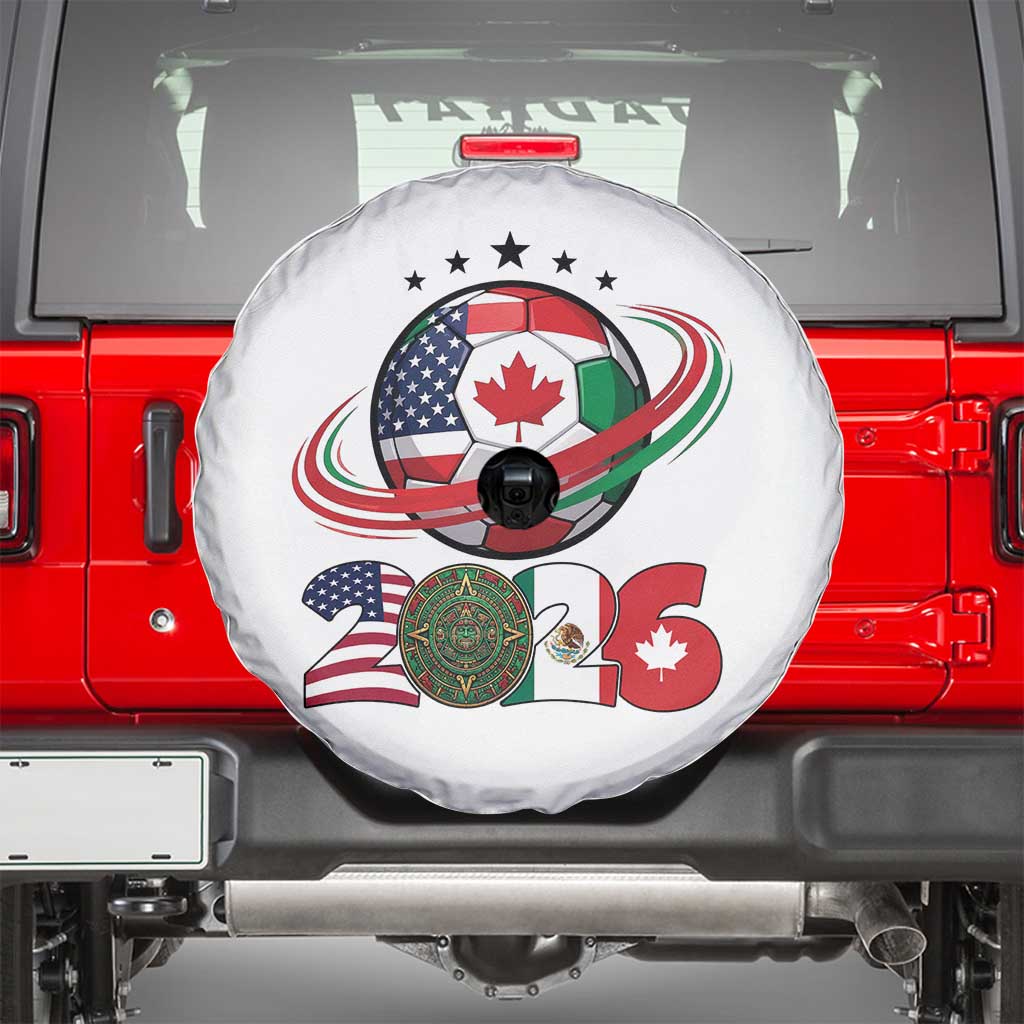 USA Mexico Canada Spare Tire Cover 2026 Football Fan Gift