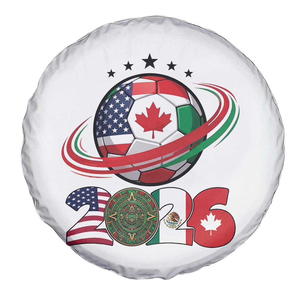 USA Mexico Canada Spare Tire Cover 2026 Football Fan Gift